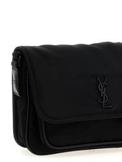 Saint Laurent Black Polyamide Crossbody Bag