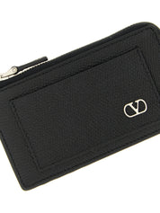 Valentino Garavani Black Calfskin Cardholder