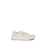 Prada Beige Calf Leather Bos Taurus Athletic Sneakers