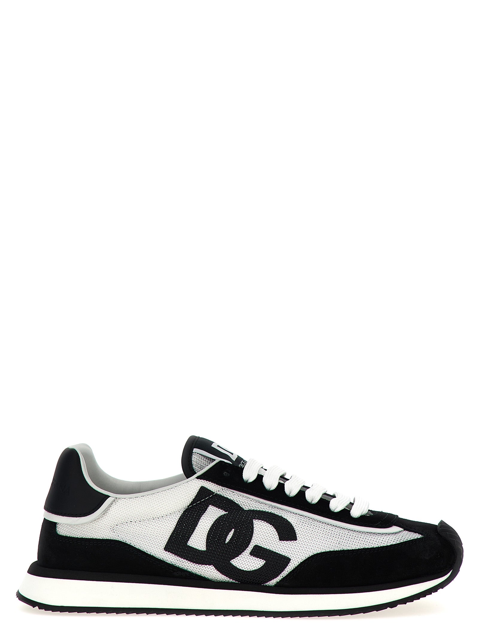 Dolce & Gabbana Bicolor Calfskin Athletic Sneakers