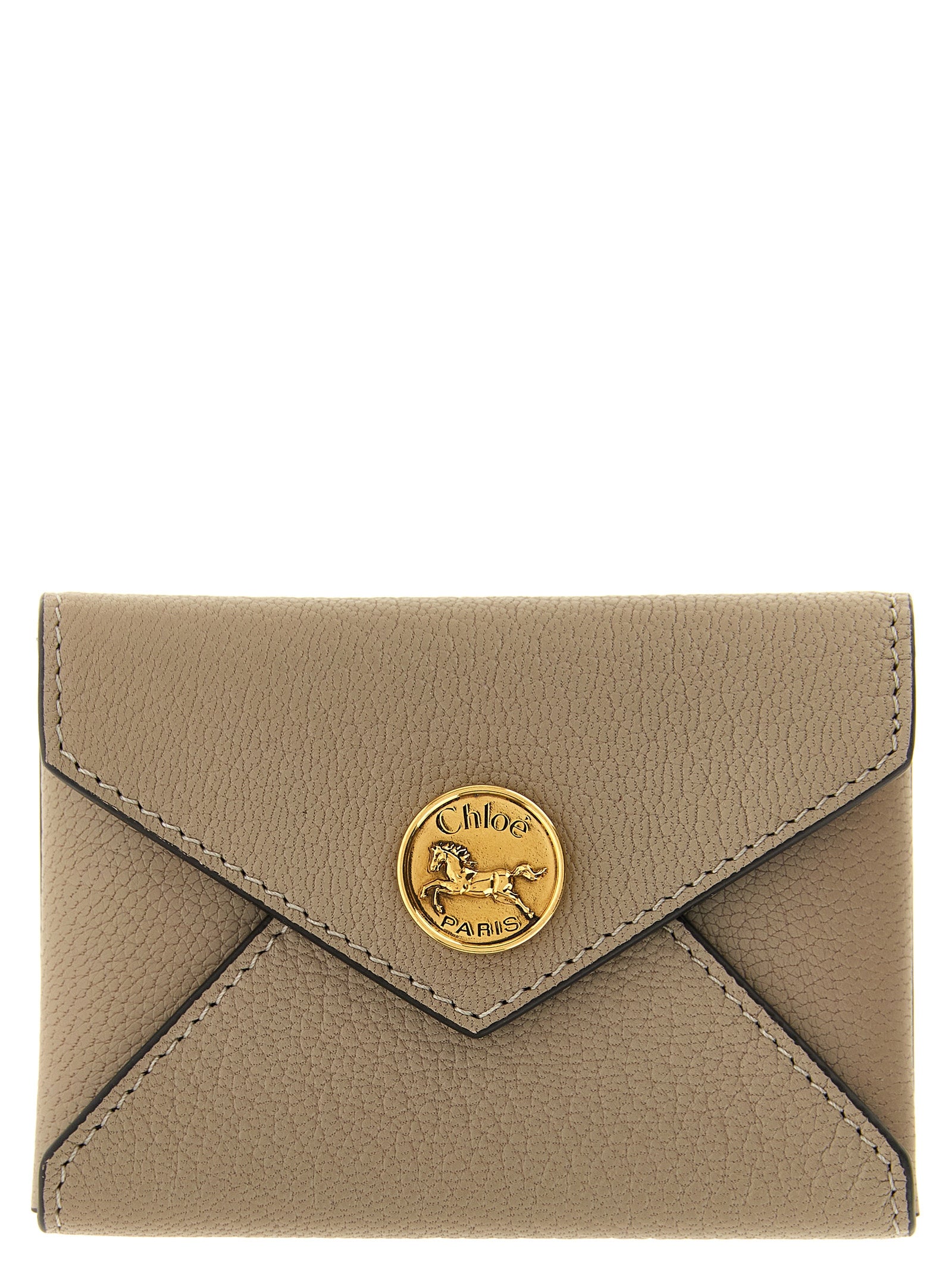 Chloé Beige Goatskin Cardholder