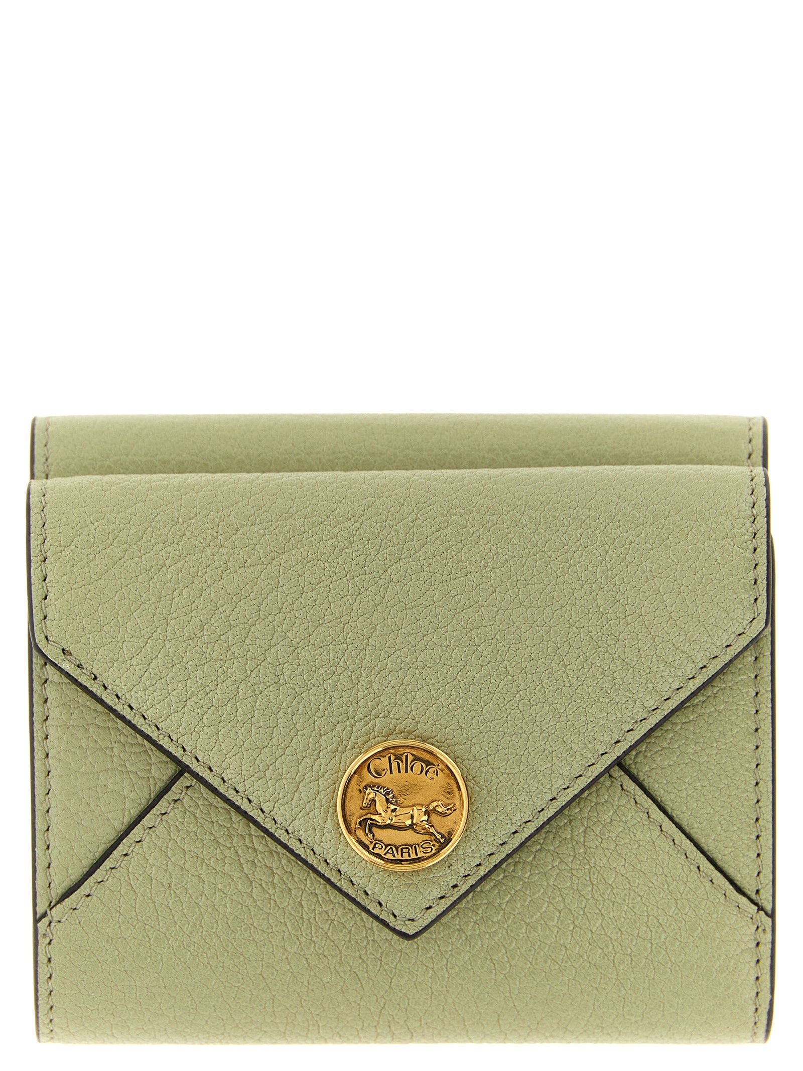 Chloé Bicolor Goatskin Cardholder