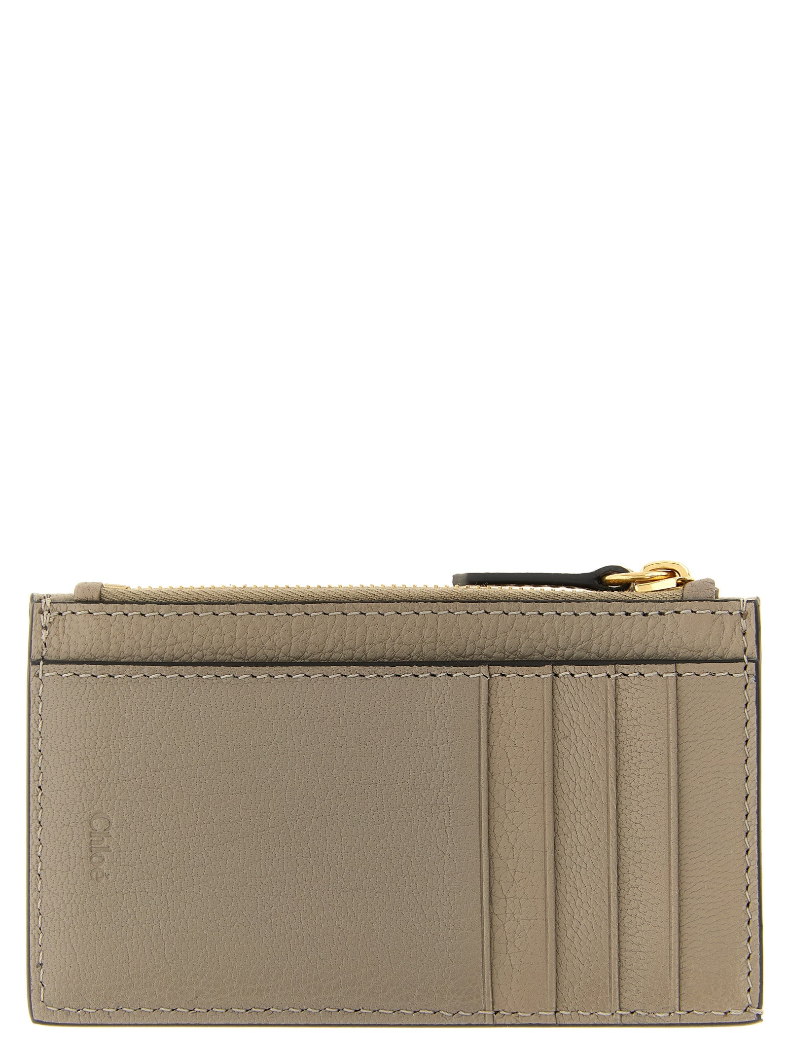 Chloé Beige Goatskin Cardholder