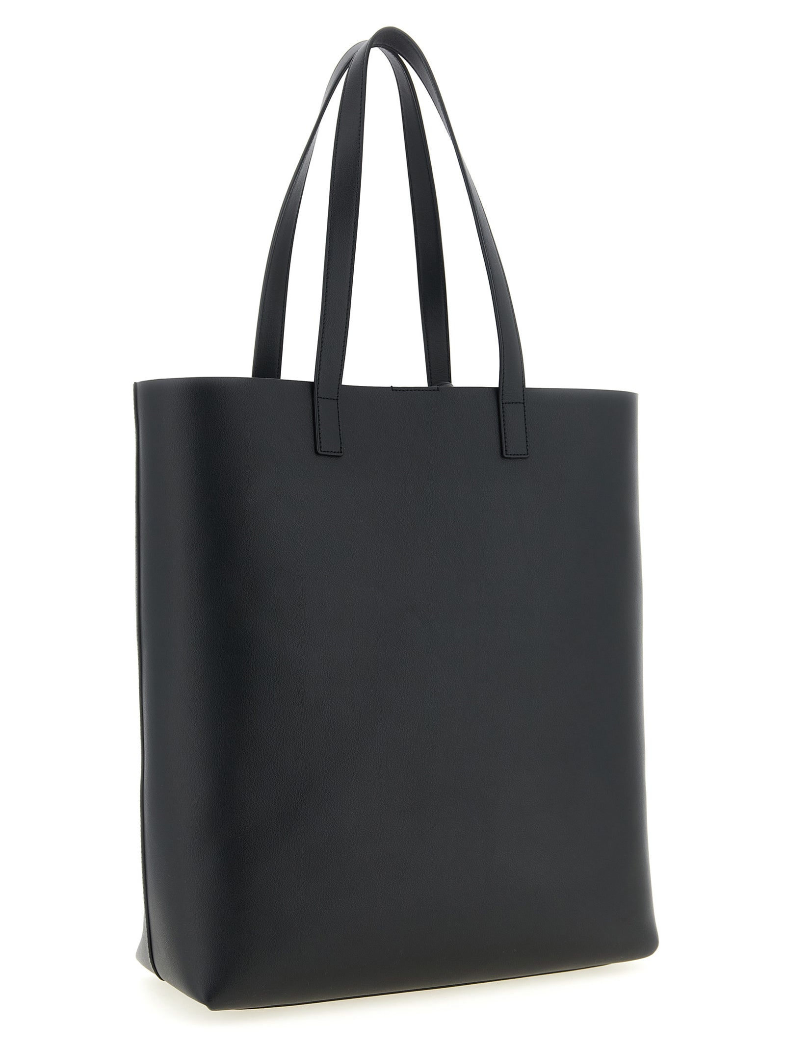 Saint Laurent Black Calfskin Tote Bag