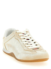 Gucci Beige Calfskin Low Top Sneakers