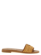 Prada Brown Viscose Slides