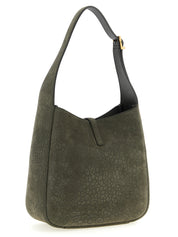Saint Laurent Gray Lamb Leather Shoulder Bag