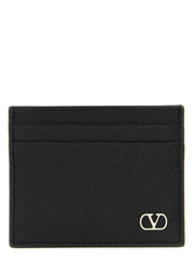 Valentino Garavani Black Calfskin Cardholder