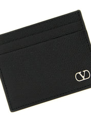 Valentino Garavani Black Calfskin Cardholder