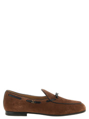 Valentino Garavani Brown Calfskin Slip-On Loafers