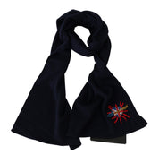 Dolce & Gabbana Blue #DGLovesLondon Wrap Shawl Wool Scarf Dolce & Gabbana