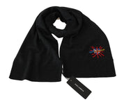 Dolce & Gabbana Gray #DGLovesLondon Wrap Shawl Wool Scarf Dolce & Gabbana
