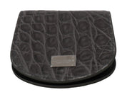 Gray Exotic Skin Condom Case Holder Pocket Wallet