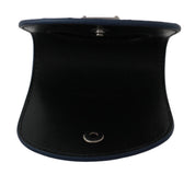 Blue Holder Pocket Wallet Blue Exotic Skin Condom Case
