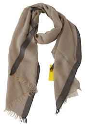 Costume National Beige Women Cotton Shawl  Scarf
