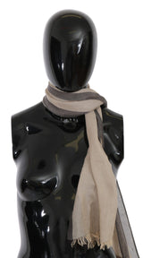 Costume National Beige Women Cotton Shawl  Scarf