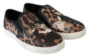 Leather Leopard #dgfamily Loafers Shoes