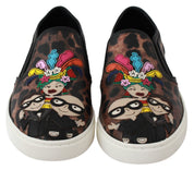Dolce & Gabbana Leather Leopard #dgfamily Loafers Shoes Dolce & Gabbana