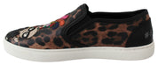 Dolce & Gabbana Leather Leopard #dgfamily Loafers Shoes Dolce & Gabbana