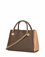 TE8471PP0DQ5330A  BORSA A MANO Pollini Marrone/Beige 0000000238