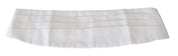 Dolce & Gabbana White Men Waist Belt Cotton Cummerbund