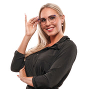 Gold Metal & Plastic Glasses (Frames)