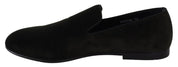 Green Velvet Slip On Mens Loafers Shoes