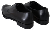 Dolce & Gabbana Black Leather SARTORIA Hand Made Shoes Dolce & Gabbana