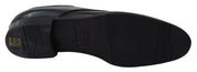 Dolce & Gabbana Black Leather SARTORIA Hand Made Shoes Dolce & Gabbana