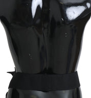 Black Crystal Brooch Wide Wai SATORIA Belt