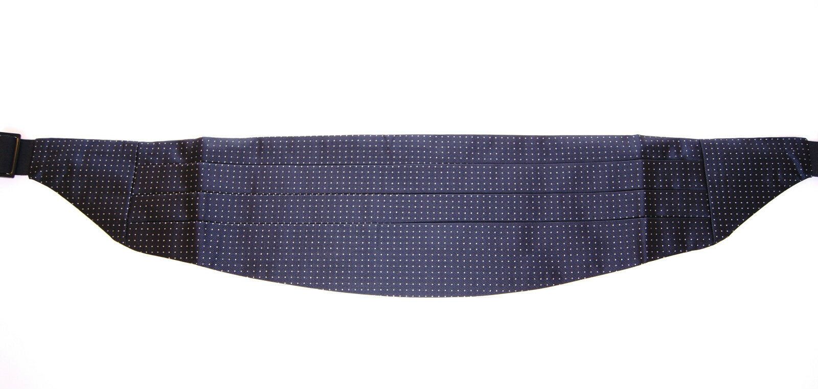 Dolce & Gabbana Blue Waist Smoking Tuxedo Cummerbund Belt Dolce & Gabbana