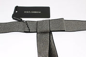 Black Silk Clear Crystal Bow Waist Belt