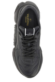 Valentino Garavani Black Calf Leather Garavani Sneakers