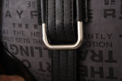 Gray Printed Logo Shoulder Crossbody Purse Bag