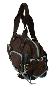 Brown Handbag Duffel Travel Purse