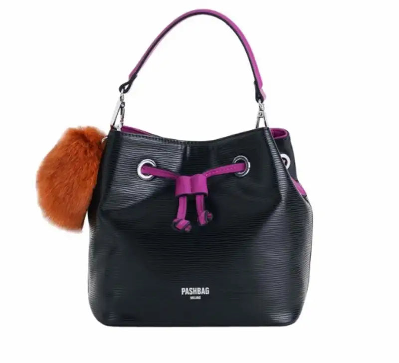 16243-VIB-W4M Secchiello Pash Bag Nero 0000000409 - UNICA / Nero - Secchiello