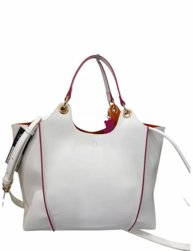 17437-ILL-S5B BORSA A SPALLA Pash Bag Bianco/Cuoio 0000000442 - UNICA / Bianco/Cuoio - BORSA A SPALLA