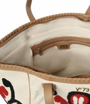 73BS9NA01 BORSE SHOPPING V73 Cuoio/Rosso 0000000331