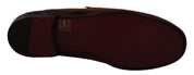 Shoes Dress Loafers Brown Leather Slip Shoes