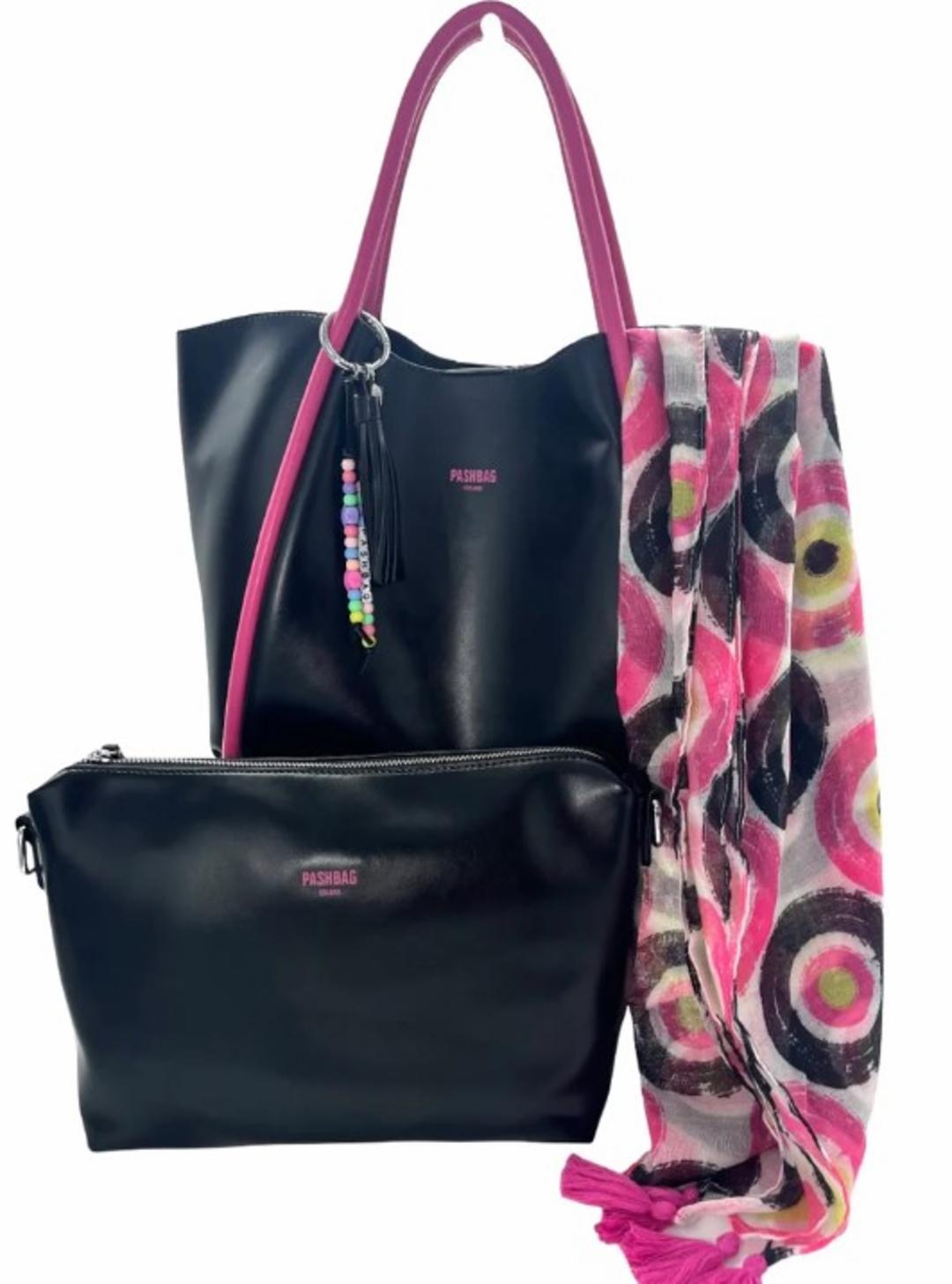 15627-FRI-S4B  BORSE SHOPPING Pash Bag Nero 0000000461