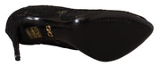 Black Stretch Socks Taormina Lace Boots Shoes