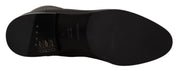 Black Leather Flats Logo Short Boots Shoes
