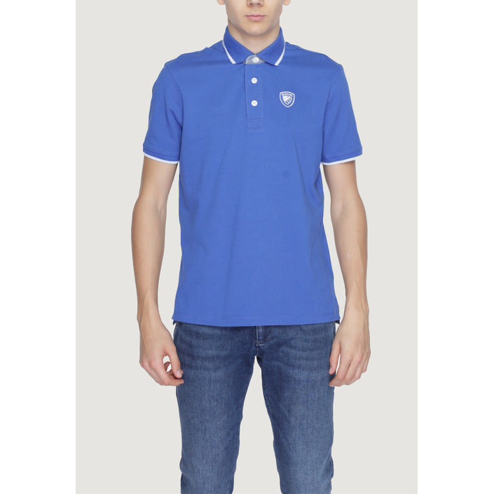 Blauer Polo Uomo