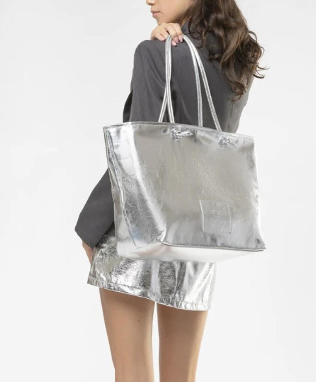 73BP9VT01 SHOPPING BAGS V73 Silver 0000000317