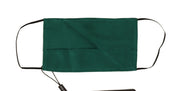 Green Silk Pleated Elastic Ear Strap Face Mask