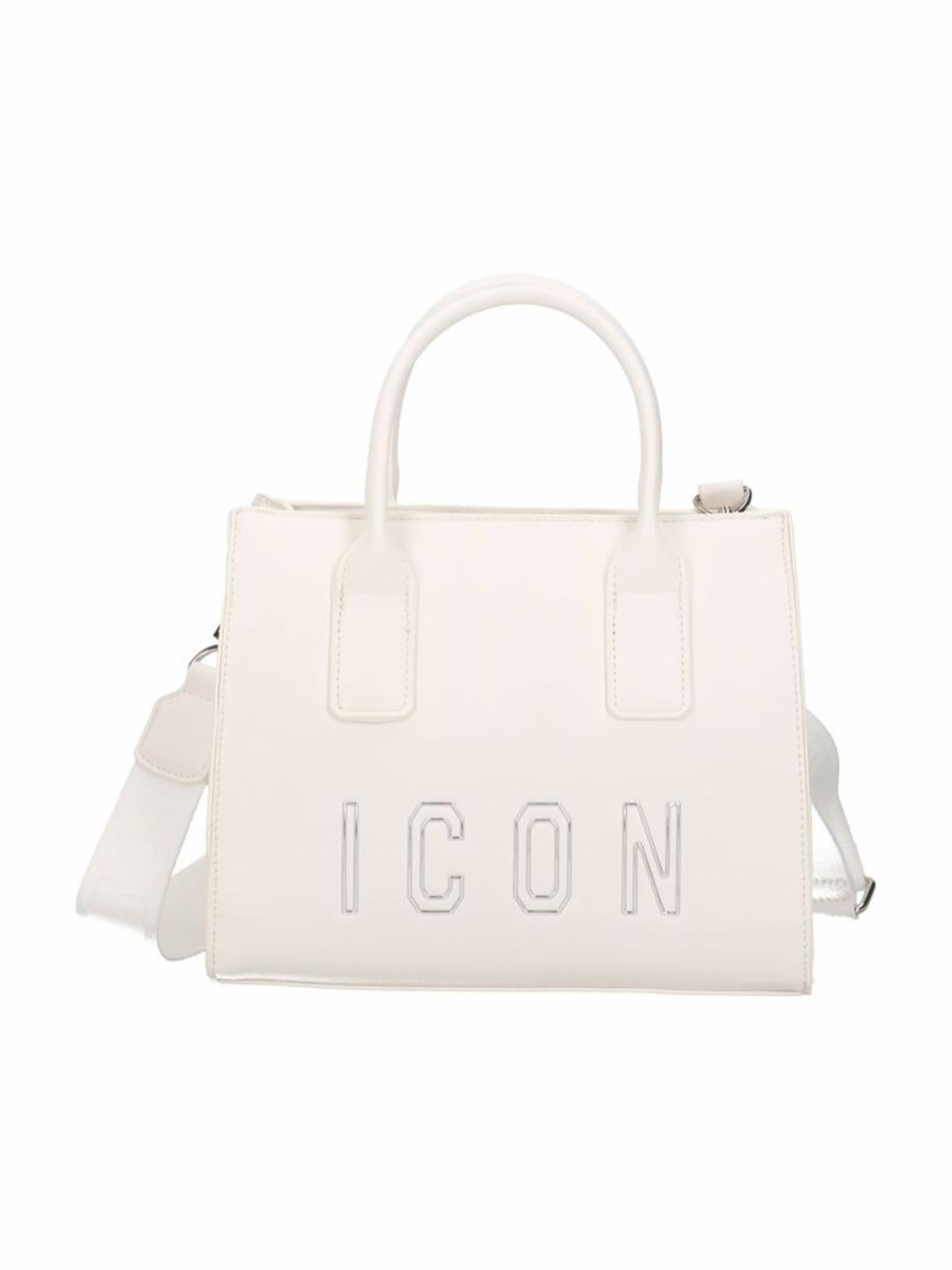 ICBS17A01  BORSE SHOPPING ICON Bianco 0000000560 ICON