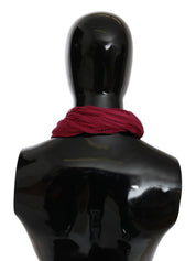 Bordeaux Neck Wrap Shawl Foulard Scarf