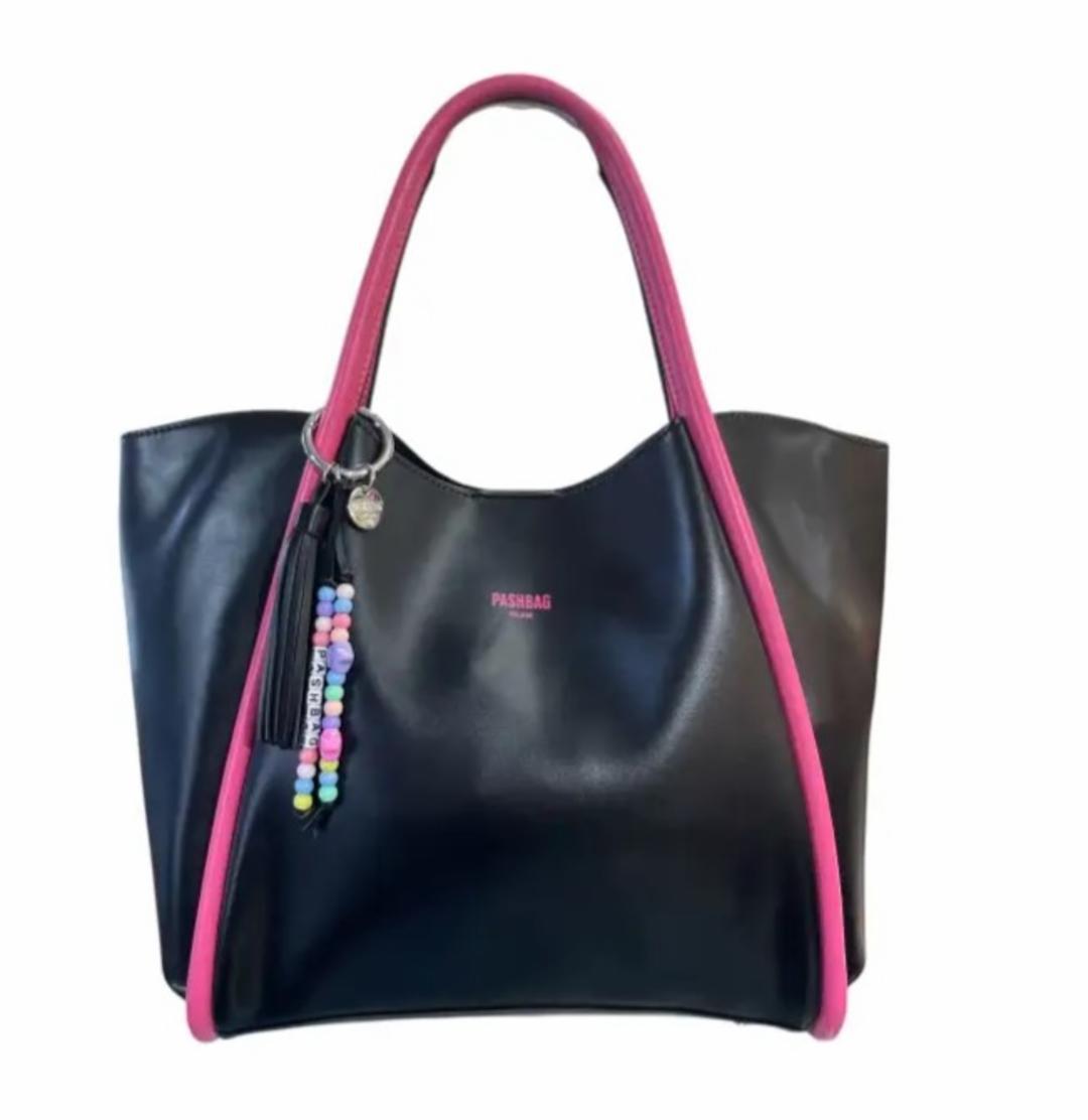 15627-FRI-S4B  BORSE SHOPPING Pash Bag Nero 0000000461