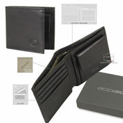 8301 Portafoglio Acciaio Nero 0000000776