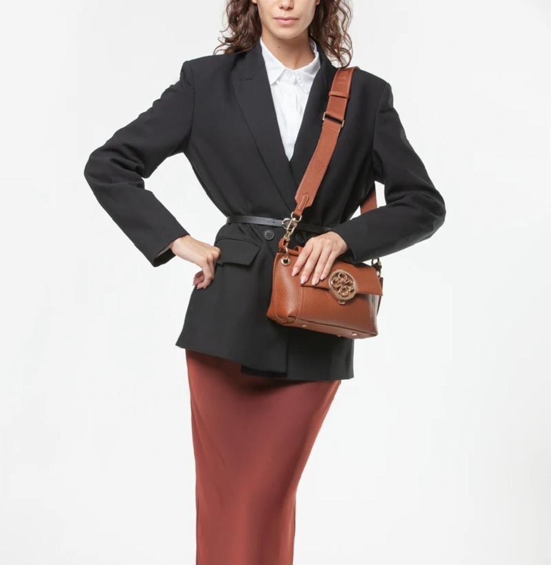 0000000158 BORSA A MANO V73 Cuoio 0000000158